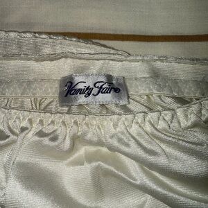 Vanity Fair Cream Satin Slip